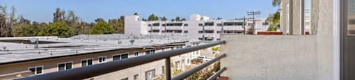 Balcony at Woodland Trio Apartments, California