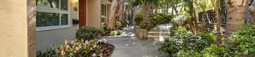 Exterior Walkways at Parkway Plaza Apartments, Culver City, CA