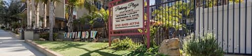 Property Sign at Parkway Plaza Apartments, California, 90230