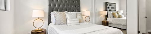 Master Bedroom in Valley Village Apartments