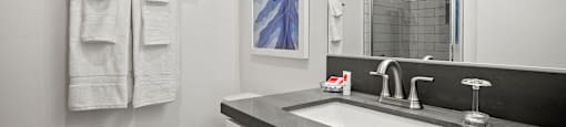 Master Bedroom On-Suite Bathroom Valley Village Apartments