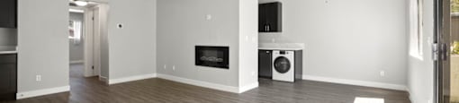Open Living Room and Kitchen at Brody Terrace Apartments