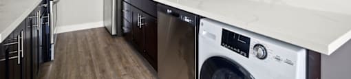 Brody Terrace Apartments Kitchen with Updated Appliances and Washer