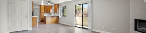 Two Bedroom Apartment with Open Space Layout