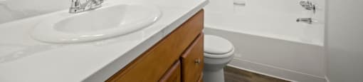 Master Bathroom in Sherman Oaks Two Bedroom Apartments