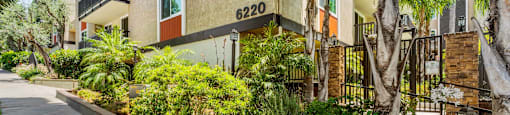 Street Side View at Parkway Plaza Apartments, Culver City, California