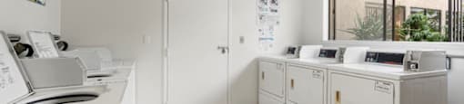 Laundry Room at Woodland Trio Apartments, North Hollywood, CA