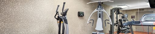 Gym at Woodland Trio Apartments, North Hollywood, CA, 91601