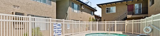 Canoga Park  luxury apartments sparkling pool