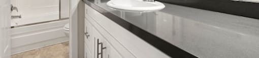 Bathroom With Bathtub at Parkway Plaza Apartments, Culver City, CA, 90230