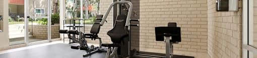 Workout Room at White Oak Terrace Apartments, California, 91316