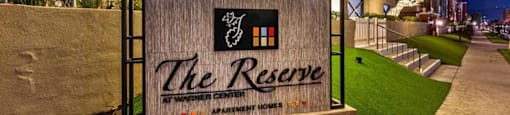 Monument Sign at The Reserve at Warner Center Apartments, California, 91367