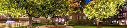 Holiday Lights at The Reserve at Warner Center Apartments, Woodland Hills, CA