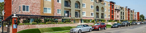 Exterior Shot of Aster Apartments' Building During Daytime at The Reserve at Warner Center Apartments, Woodland Hills, CA
