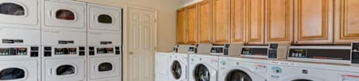 Luxury Apartments for Rent in Canoga Park CA - Spacious Laundry Room Featuring Plenty of Washer and Dryer