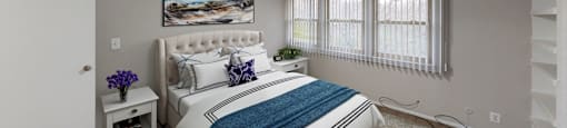 Comfortable Bedroom With Accessible Closet at Eton Square Apartments and Townhomes, Birmingham, 48009