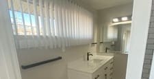 Bathroom With Extra Storage at Eton Square Apartments and Townhomes, Birmingham, 48009