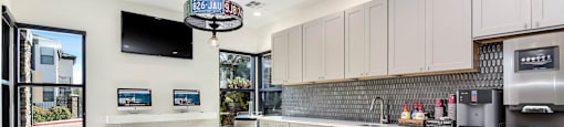 Apartment building business center in Phoenix at Ascent North Scottsdaleat Ascent North Scottsdale, Phoenix, AZ