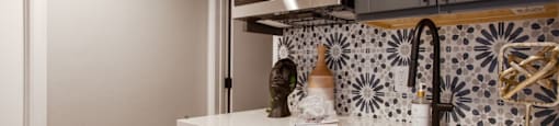 Leasing office kitchen at Ascent on Pantano, Tucson, AZ
