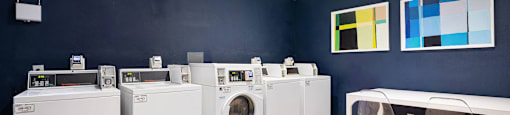 laundry room at Nextloft Apartments, South Carolina