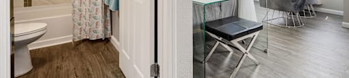 full size bathroom at Nextloft Apartments, Bluffton, 29910