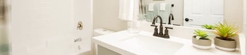 Model Hall Bathroom at 60 at Melrose, Phoenix, Arizona