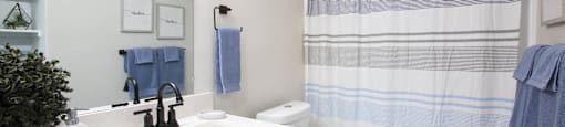 Model Master Bathroom at 60 at Melrose, Phoenix, AZ