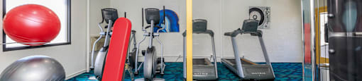 Spacious on-site fitness center for Ascent 1829 apartment building in Phoenix, AZ