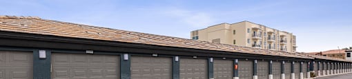 Apartment building garages at Ascent North Scottsdale, Phoenix, AZ