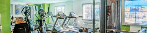 fitness center at Nextloft, Bluffton, South Carolina