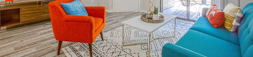 living room at Paseo 51, Glendale, 85302