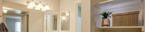 master bathroom vanity at The Vintage Apartments, Arizona, 85710