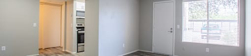 Unfurnished Living Room at The Vintage Apartments, Tucson, AZ, 85710