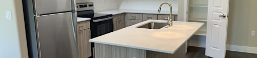 Kitchen of renovated 3 bedroom at Trails at San Tan in Gilbert AZ