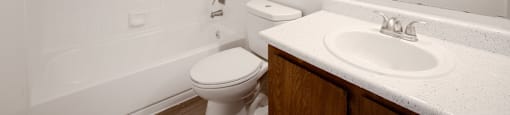 Bathroom at La Lomita Apartments in Tucson Arizona