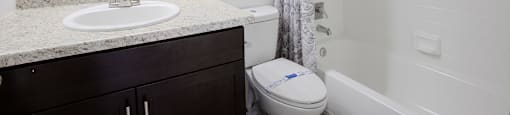 Bathroom at La Lomita Apartments in Tucson Arizona