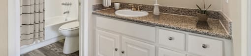 Bathroom Vanity at SunVilla Apartments in Mesa Arizona