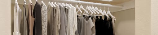 Closet at SunVilla Apartments in Mesa Arizona