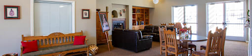 clubhouse lounge at Aspen Ridge Apartments in Albuquerque New Mexico