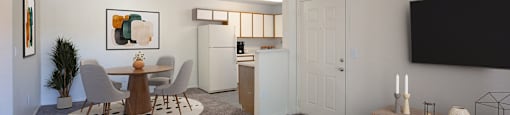 Common Area 4 Bedroom Floorplan at Aspen Ridge Apartments in Albuquerque New Mexico
