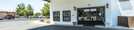 Entrance at The Vistas Apartments