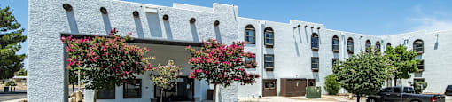 Exterior Entrance at The Vistas Apartments