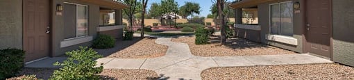 Exterior of Desert Sage Apartments in Goodyear Arizona