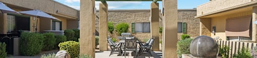 Grill Picnic Area at SunVilla Apartments in Mesa Arizona