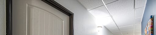 Hallways at The Vistas Apartments