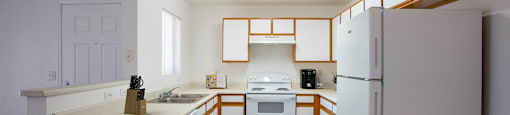Kitchen 3 Bedroom Floorplan at Aspen Ridge Apartments in Albuquerque New Mexico