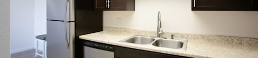 Kitchen at La Lomita Apartments in Tucson Arizona