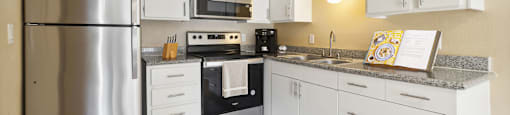 Kitchen at SunVilla Apartments in Mesa Arizona