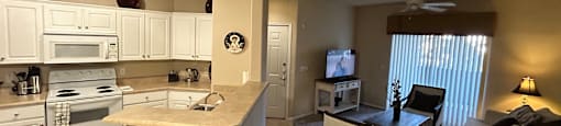 Kitchen living room at The Club at Coldwater Springs in Avondale Arizona