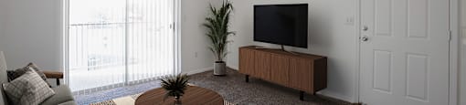 Living Room 3 Bedroom Floorplan at Aspen Ridge Apartments in Albuquerque New Mexico